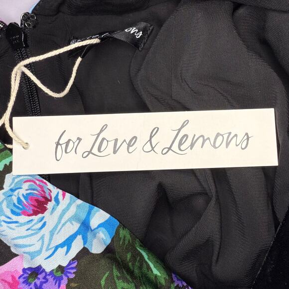 For Love & Lemons Marley Mini Dress Size Large - Picture 6 of 7